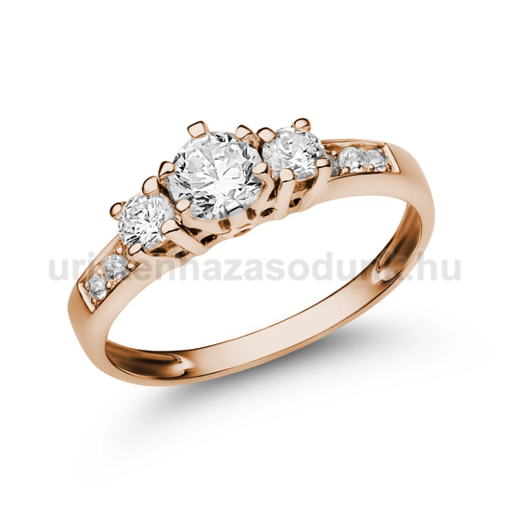 E18RB80 - GYÉMÁNT:  0.80 CT (4.75mm Ø) Eljegyzési Gyűrű