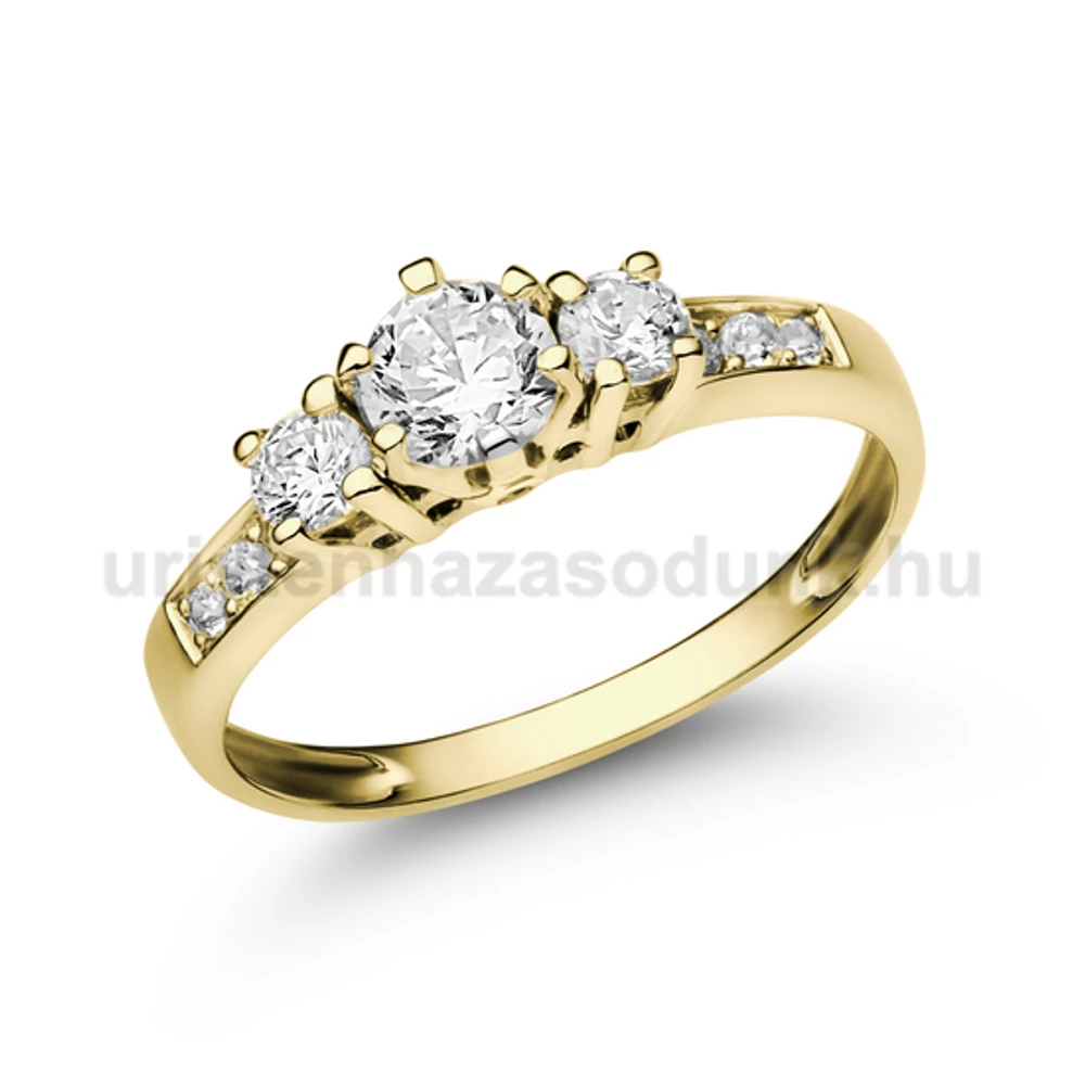 E18SB80 - GYÉMÁNT:  0.80 CT (4.75mm Ø) Eljegyzési Gyűrű