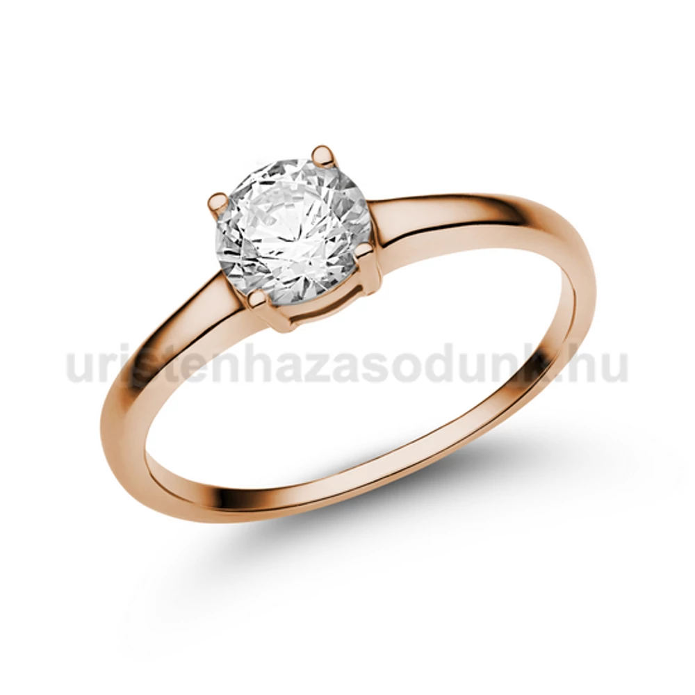 E24RB70 - GYÉMÁNT:  0.70 CT (=5.5mm Ø) Eljegyzési Gyűrű