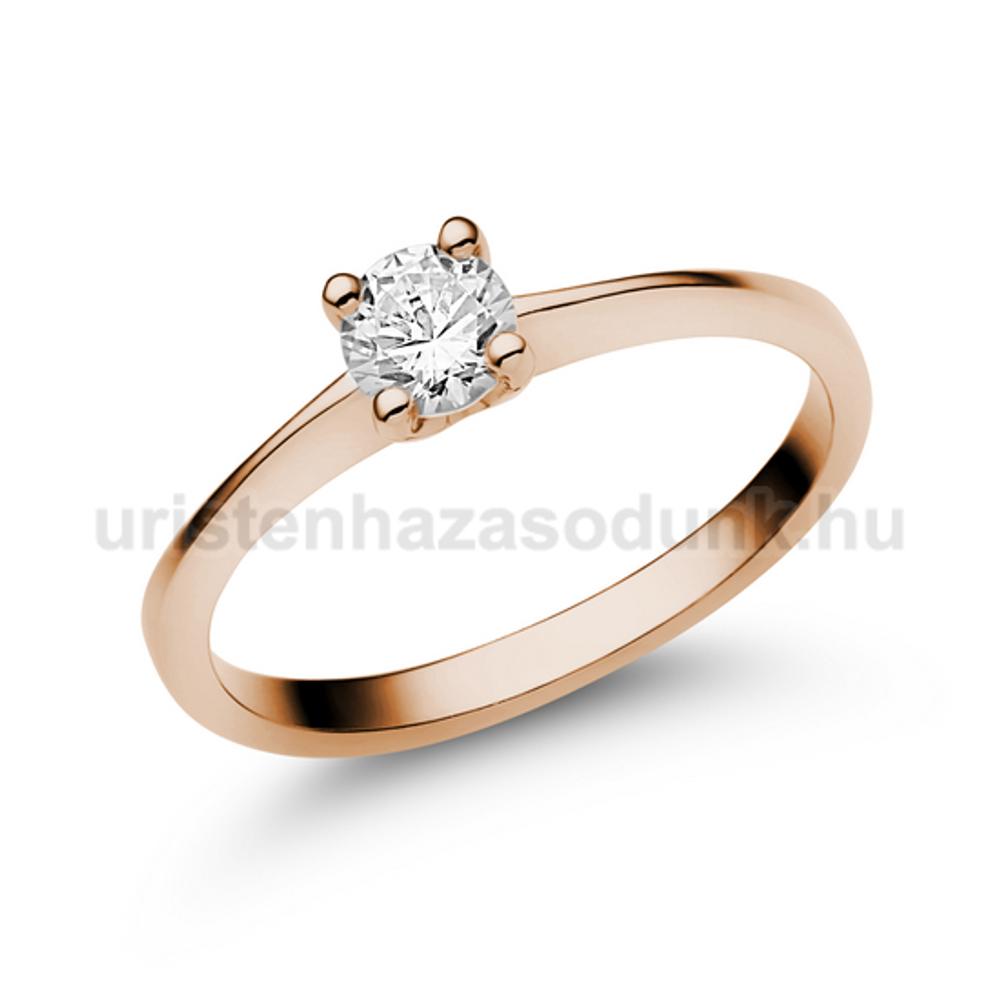 E25RB35 - GYÉMÁNT:  0.35 CT (=4.5mm Ø) Eljegyzési Gyűrű