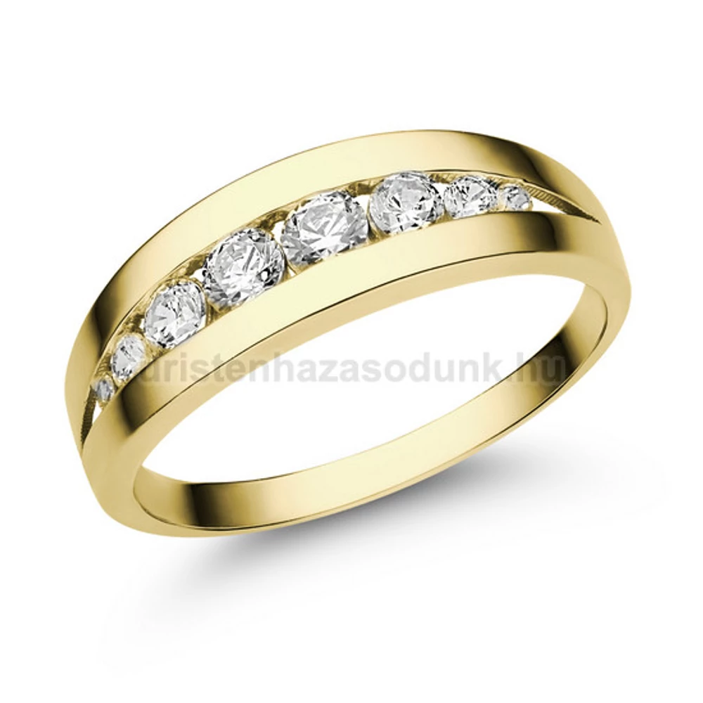 E320SB46 - GYÉMÁNT: 0.46 CT (=3.0mm Ø) Eljegyzési Gyűrű