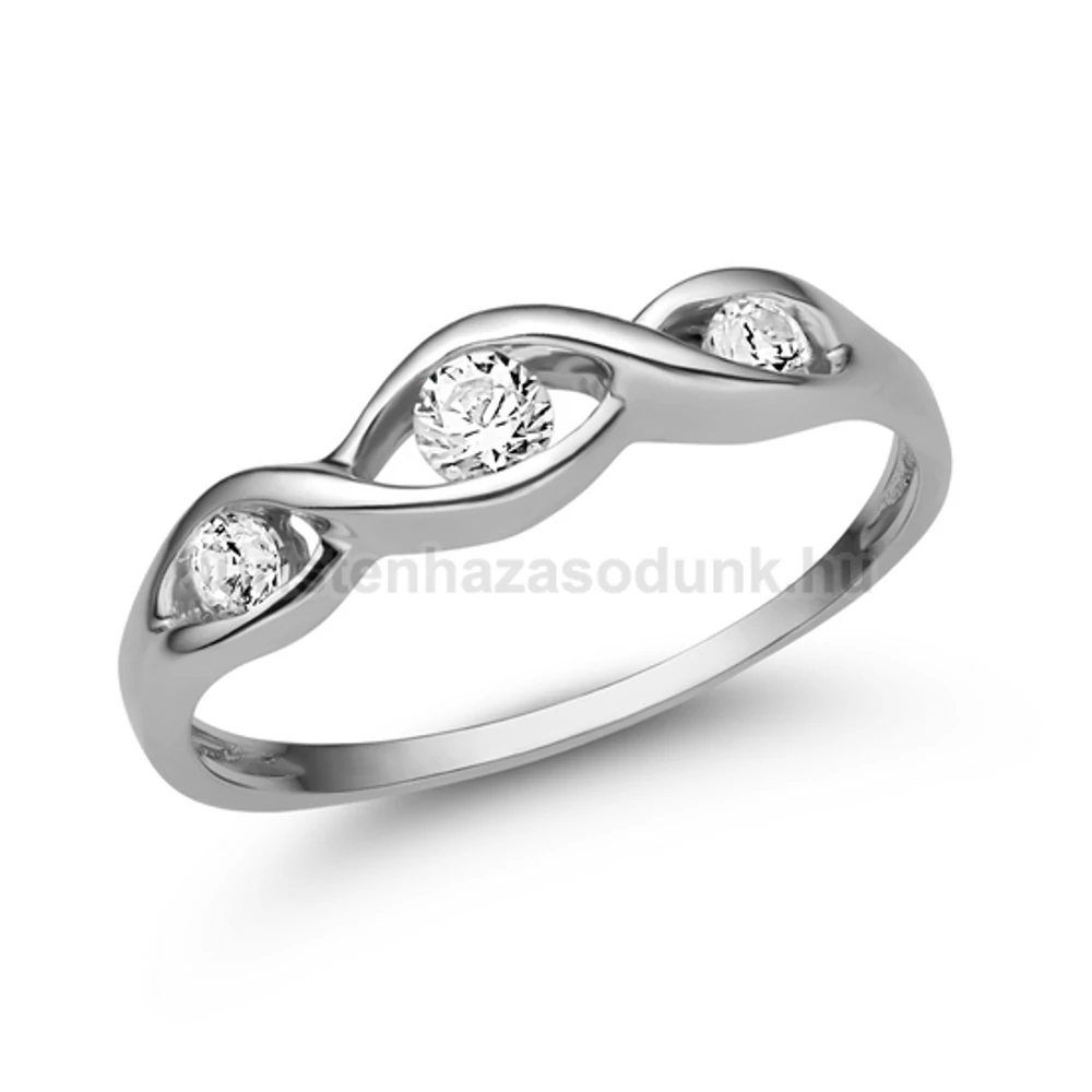 E336FB23 - GYÉMÁNT:  0.23 CT (3.0mm Ø) Eljegyzési Gyűrű