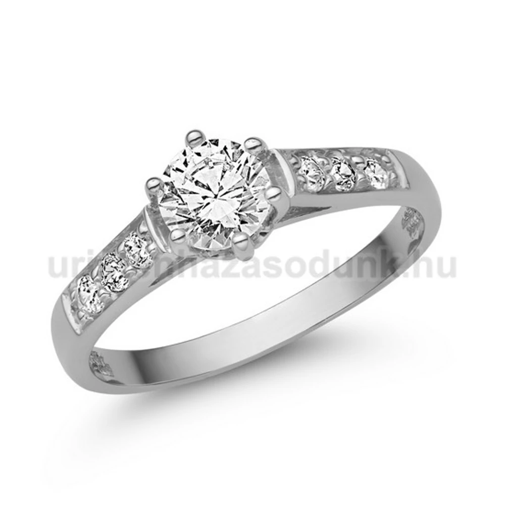 E362FB62 GYÉMÁNT:  0.50 CT (=5.0mm Ø) Eljegyzési Gyűrű