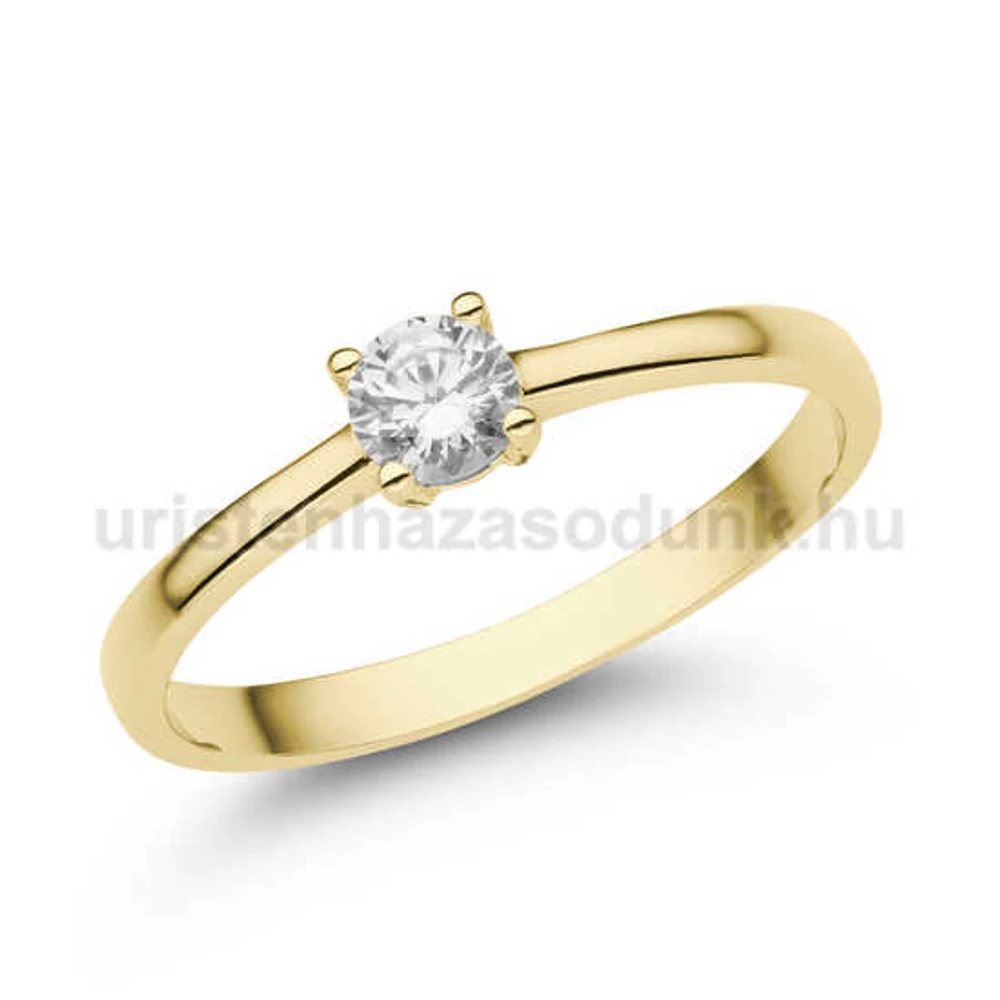 E367SB26 - GYÉMÁNT:  0.26 CT (=4.00mm Ø) Eljegyzési Gyűrű
