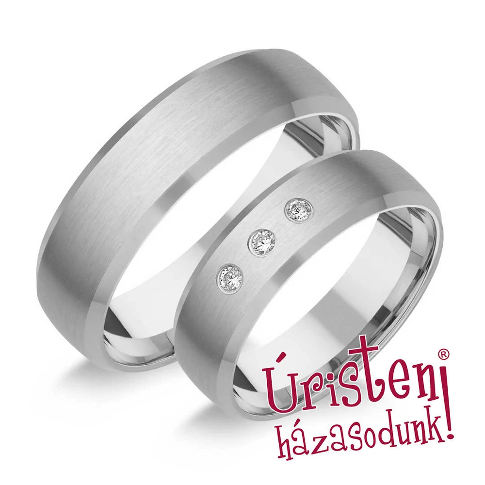 HR106B KARIKAGYŰRŰ GYÉMÁNT KÖVEKKEL