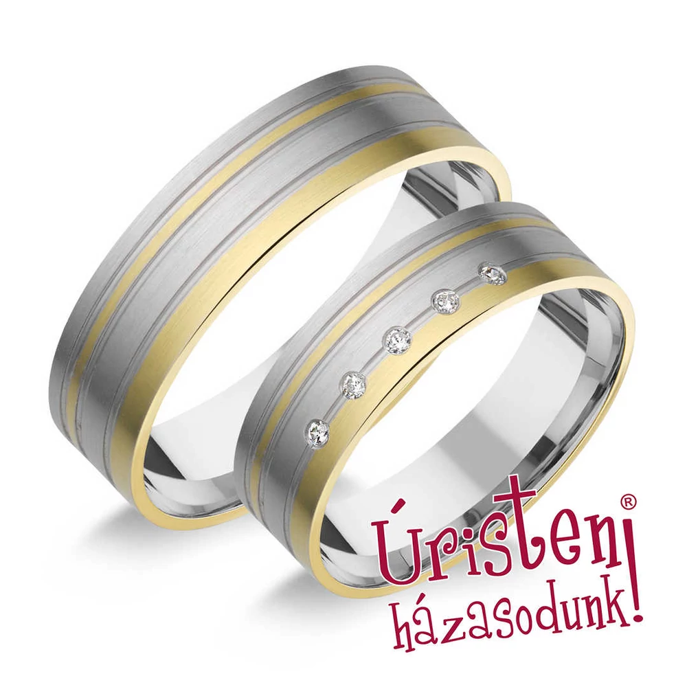 HR117B KARIKAGYŰRŰ GYÉMÁNT KÖVEKKEL
