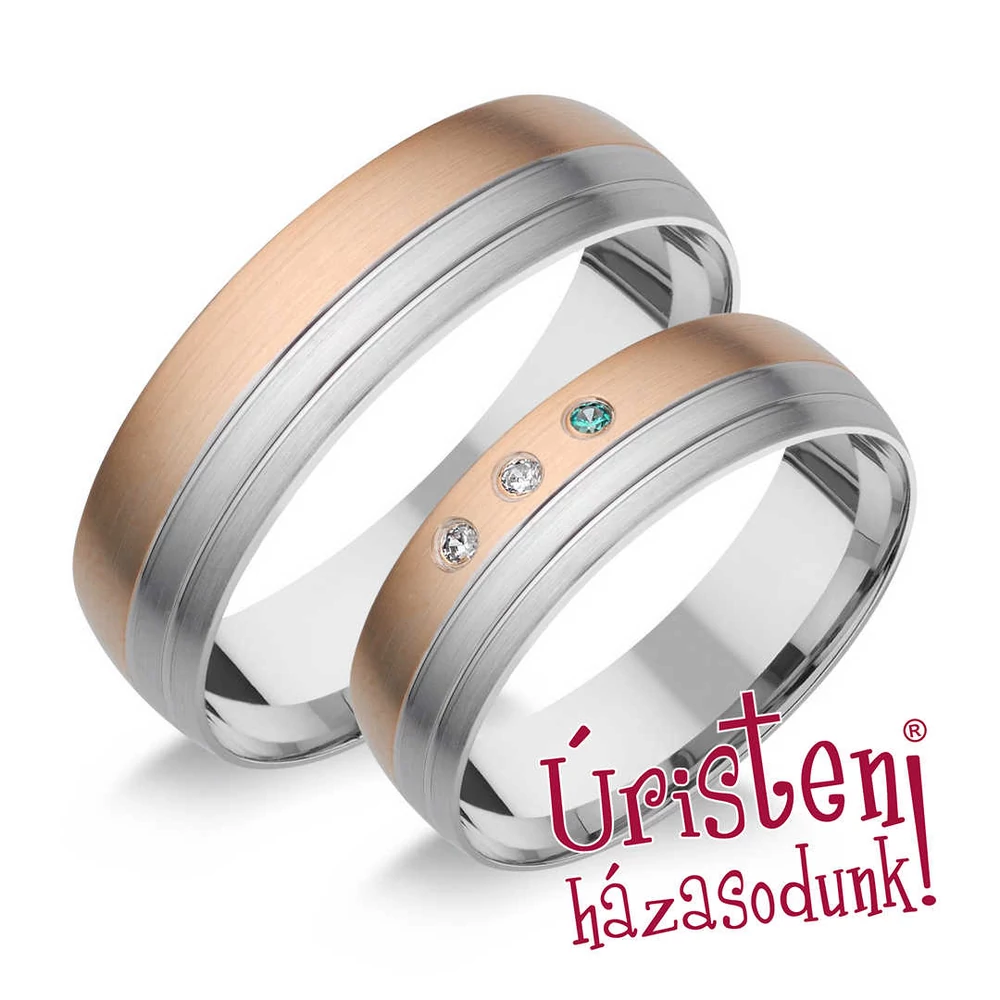 HR121B KARIKAGYŰRŰ GYÉMÁNT KÖVEKKEL
