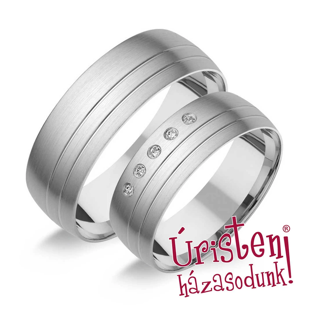 HR127B KARIKAGYŰRŰ GYÉMÁNT KÖVEKKEL