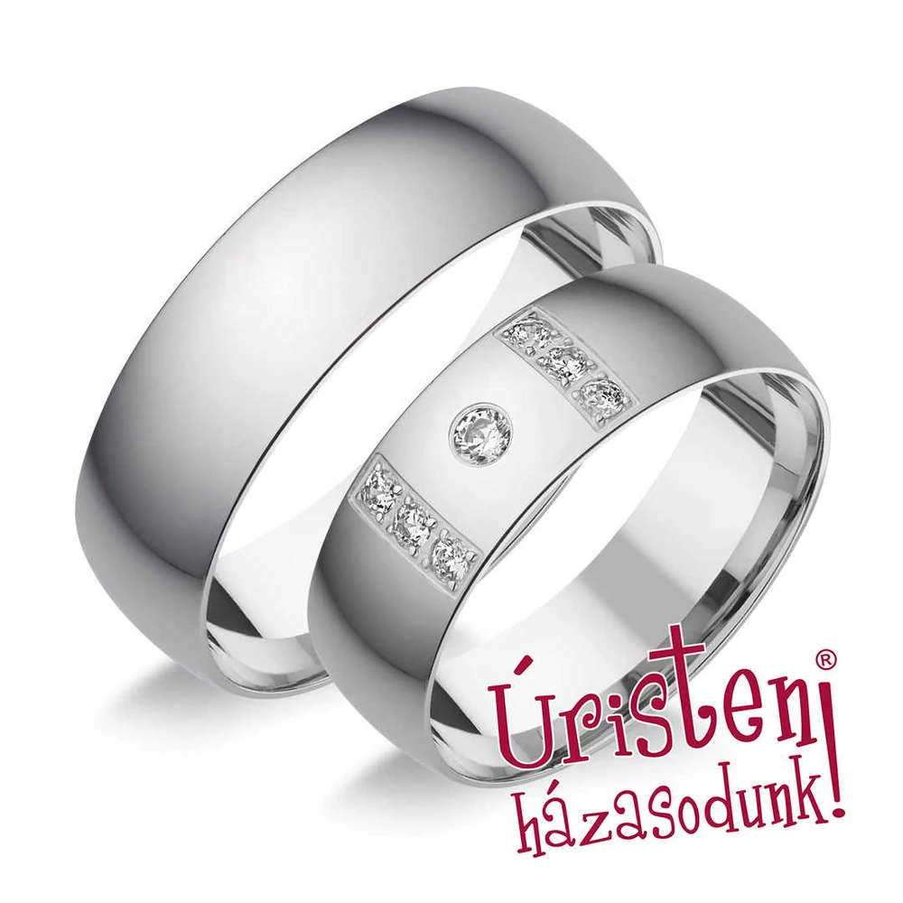 HR139C KARIKAGYŰRŰ CIRKÓNIA KÖVEKKEL