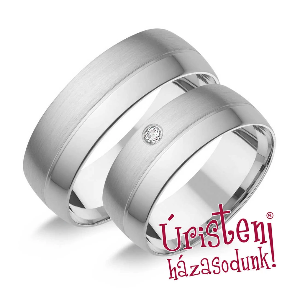 HR149B KARIKAGYŰRŰ GYÉMÁNT KŐVEL