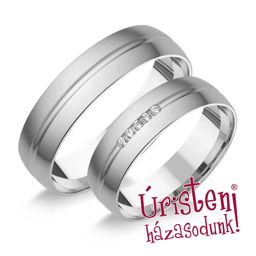 HR169C KARIKAGYŰRŰ CIRKÓNIA KÖVEKKEL