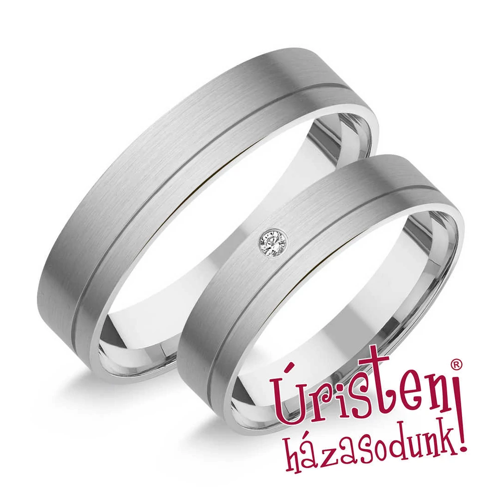 HR77B KARIKAGYŰRŰ GYÉMÁNT KŐVEL