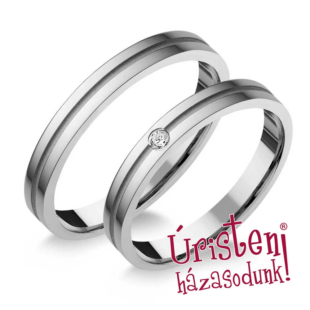 UH007B KARIKAGYŰRŰ GYÉMÁNT KŐVEL