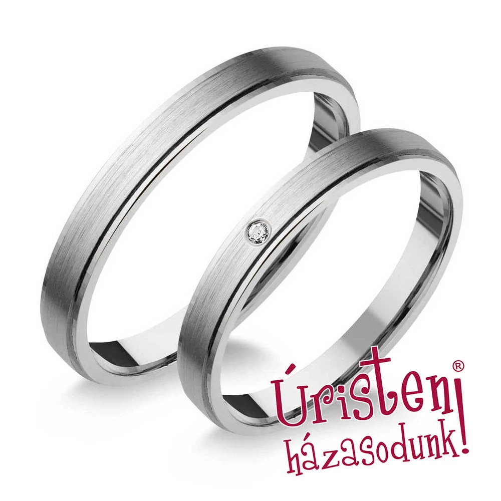 UH011B KARIKAGYŰRŰ GYÉMÁNT KŐVEL