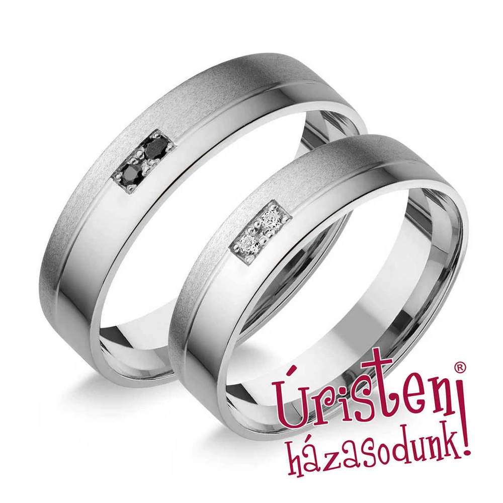 UH024B KARIKAGYŰRŰ GYÉMÁNT KÖVEKKEL