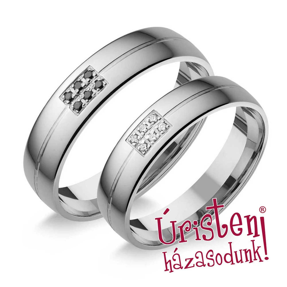 UH027B KARIKAGYŰRŰ GYÉMÁNT KÖVEKKEL