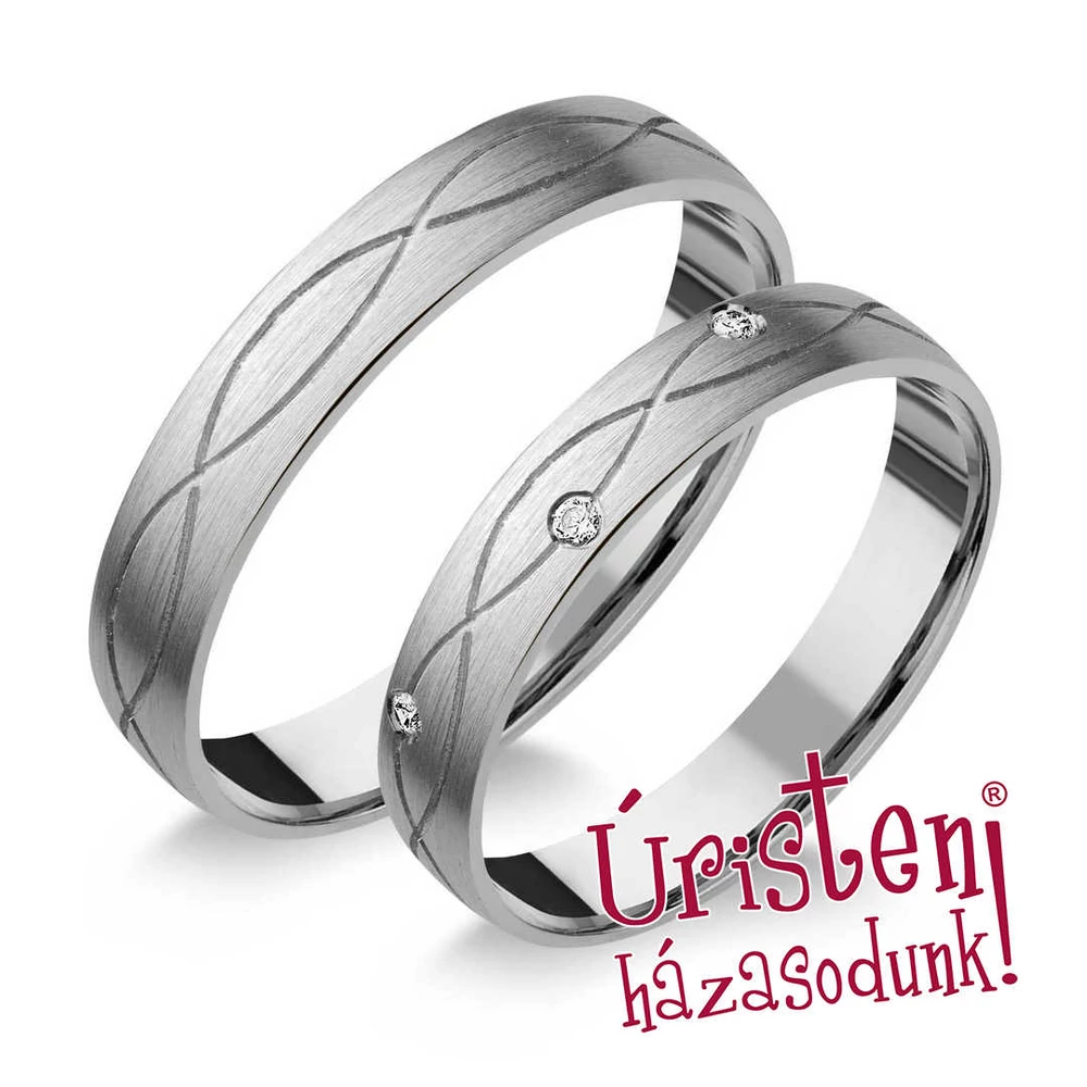 UH042B KARIKAGYŰRŰ GYÉMÁNT KÖVEKKEL