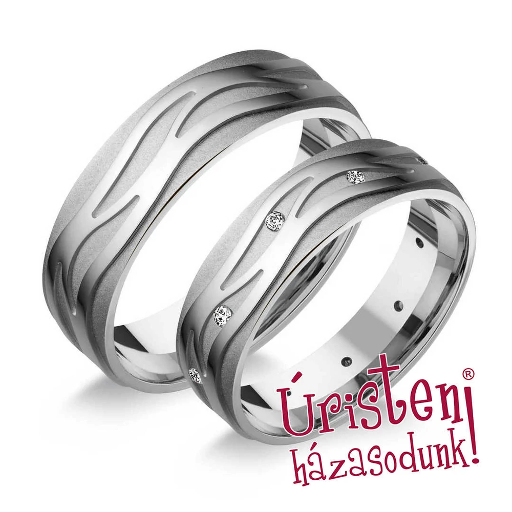 UH062C KARIKAGYŰRŰ CIRKÓNIA KÖVEKKEL