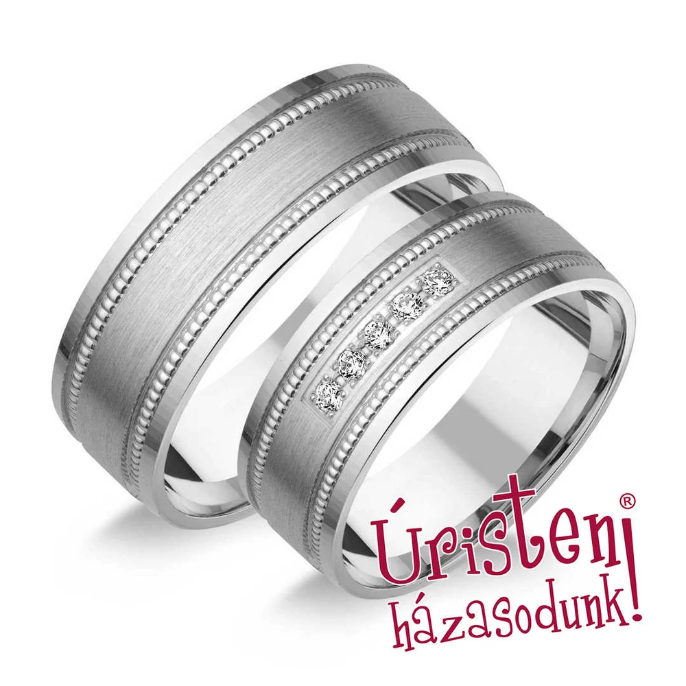 UH076C KARIKAGYŰRŰ CIRKÓNIA KÖVEKKEL