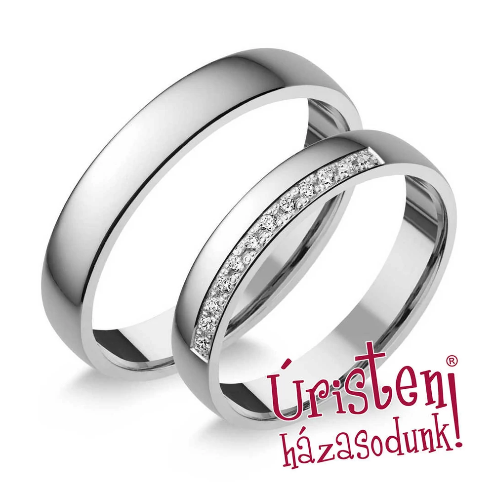 UH086B KARIKAGYŰRŰ GYÉMÁNT KÖVEKKEL