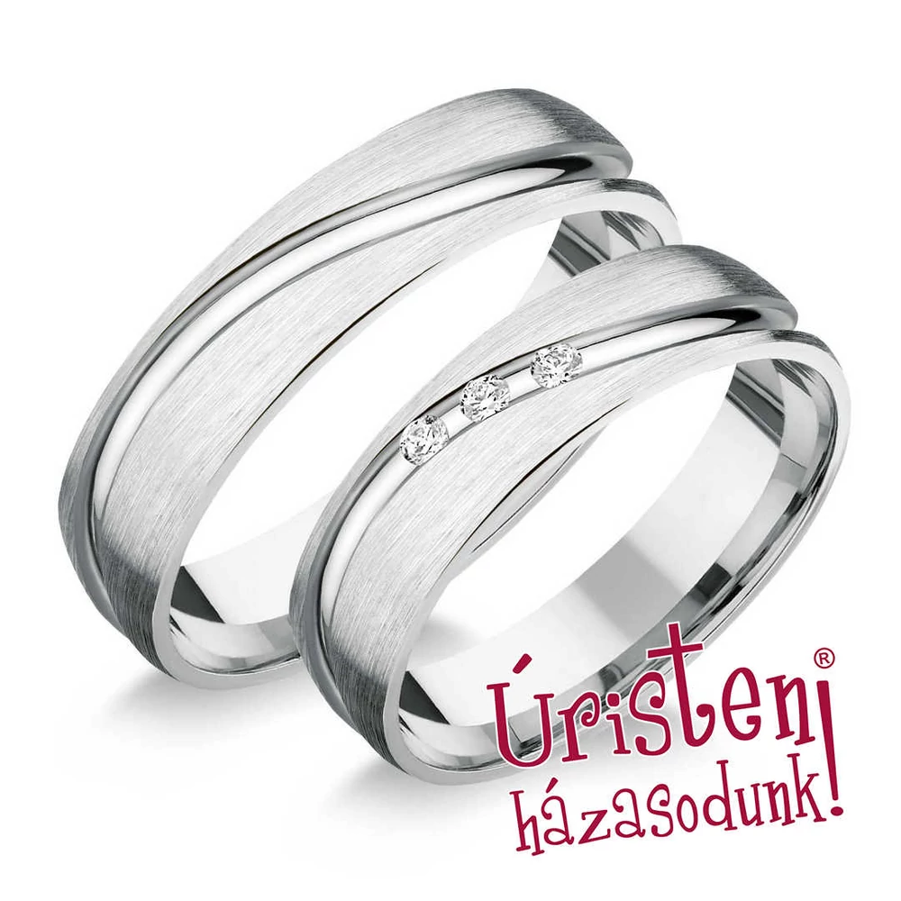 UH091B KARIKAGYŰRŰ GYÉMÁNT KÖVEKKEL