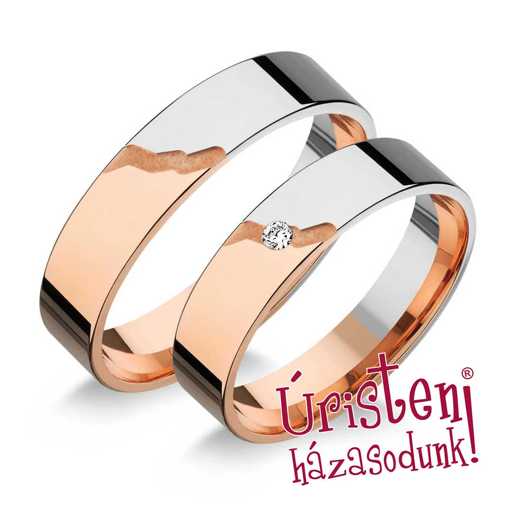 UH678B KARIKAGYŰRŰ GYÉMÁNT KŐVEL