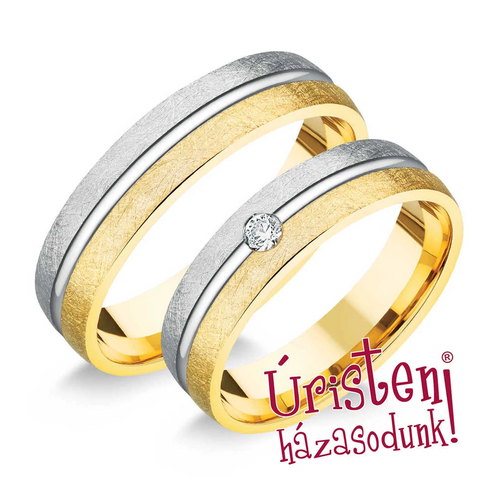 UH682B KARIKAGYŰRŰ GYÉMÁNT KŐVEL