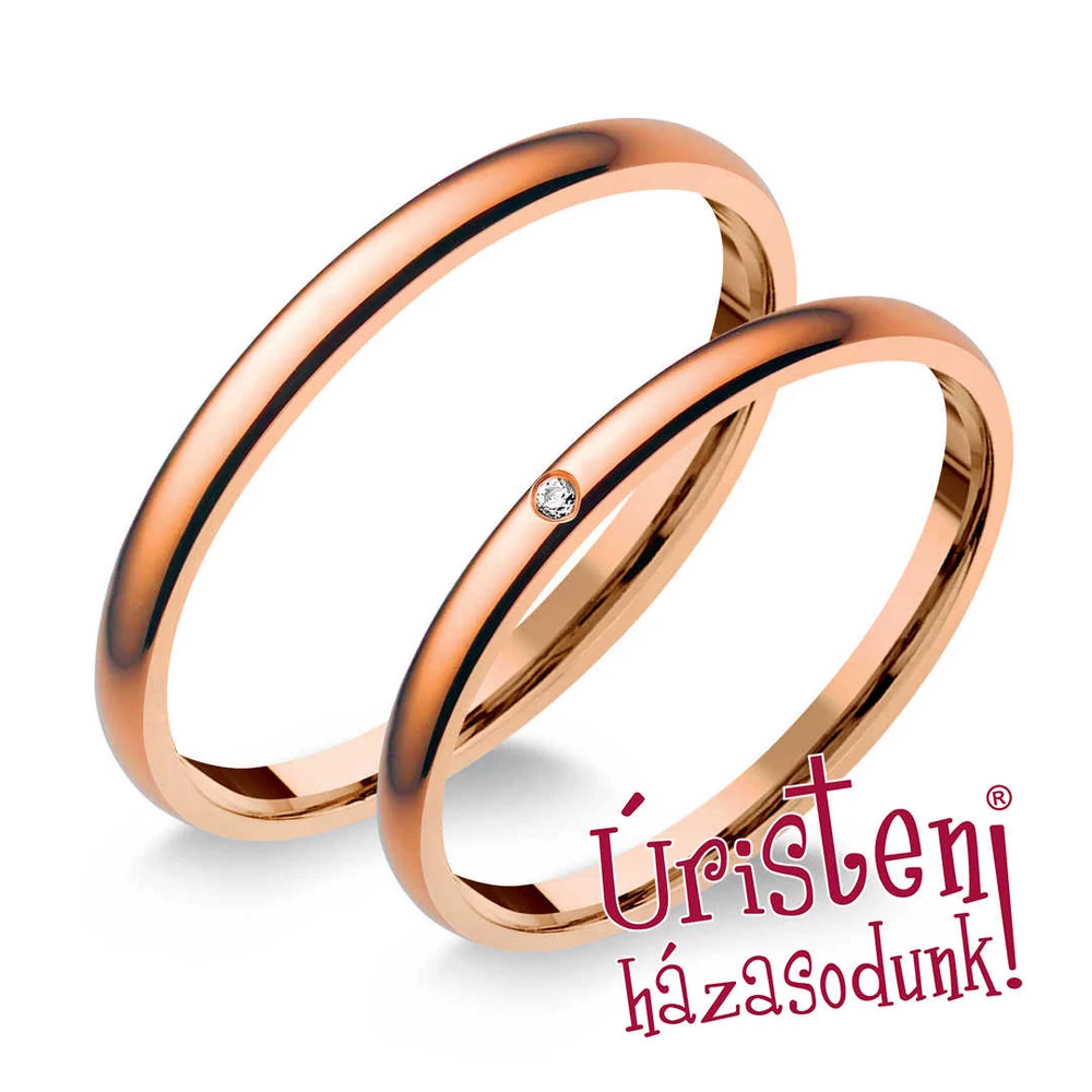 UH732B KARIKAGYŰRŰ GYÉMÁNT KŐVEL