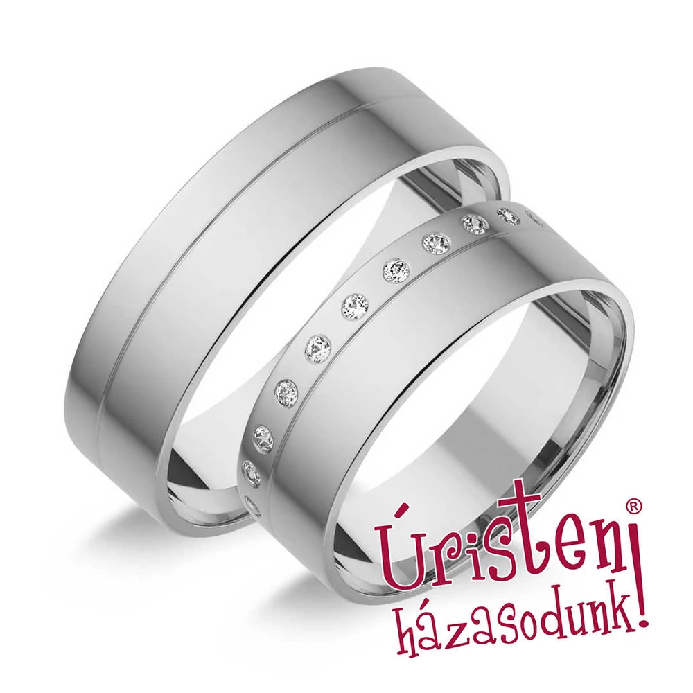 UHF04C KARIKAGYŰRŰ CIRKÓNIA KÖVEKKEL