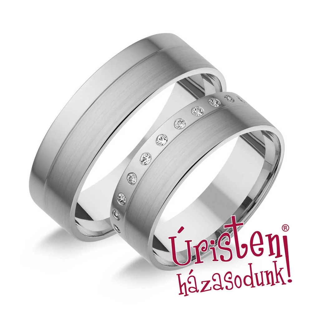 UHF05B KARIKAGYŰRŰ GYÉMÁNT KÖVEKKEL