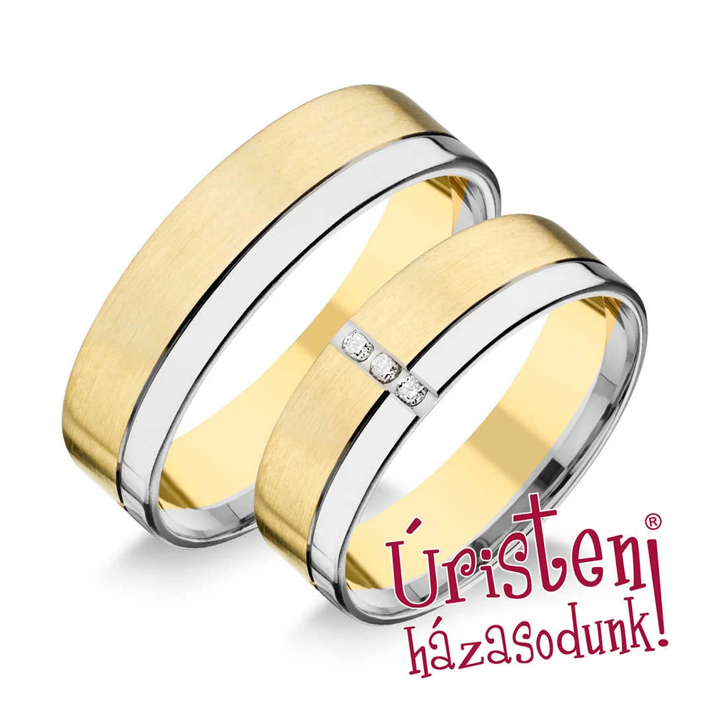UHH15B KARIKAGYŰRŰ GYÉMÁNT KÖVEKKEL