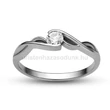 E104FB18 - GYÉMÁNT:  0.18 CT (=3.6mm Ø) Eljegyzési Gyűrű