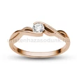 E104RB20 - GYÉMÁNT:  0.20 CT (=3.7mm Ø) Eljegyzési Gyűrű