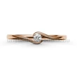 E105RB07 - GYÉMÁNT:  0.07 CT (=2.6mm Ø) Eljegyzési Gyűrű