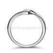 E106FB16 - GYÉMÁNT:  0.16 CT (=3.5mm Ø) Eljegyzési Gyűrű
