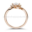 E107RB64 - GYÉMÁNT:  0.64 CT (5.0mm Ø) Eljegyzési Gyűrű