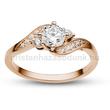 E107RB64 - GYÉMÁNT:  0.64 CT (5.0mm Ø) Eljegyzési Gyűrű