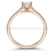 E109RB65 - GYÉMÁNT:  0.65 CT (5.0 mm Ø) Eljegyzési Gyűrű