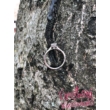 E109FB65 - GYÉMÁNT:  0.65 CT (5.0 mm Ø) Eljegyzési Gyűrű