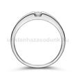 E345FB15 - GYÉMÁNT:  0.15 CT (=3.4mm Ø) Eljegyzési Gyűrű