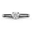 E112FB35 - GYÉMÁNT:  0.35 CT (=4.5mm Ø) Eljegyzési Gyűrű