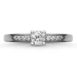 E115FB39 - GYÉMÁNT:  0.39 CT (4.2mm Ø) Eljegyzési Gyűrű