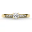 E115SB39 - GYÉMÁNT:  0.39 CT (4.2mm Ø) Eljegyzési Gyűrű