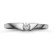 E12FB11 - GYÉMÁNT:  0.11 CT (=3.0mm Ø) Eljegyzési Gyűrű