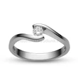 E14FB16 - GYÉMÁNT:  0.16 CT (=3.5mm Ø) Eljegyzési Gyűrű