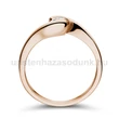 E14RB18 - GYÉMÁNT:  0.18 CT (=3.6mm Ø) Eljegyzési Gyűrű