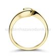 E14SB18 - GYÉMÁNT:  0.18 CT (=3.6mm Ø) Eljegyzési Gyűrű