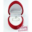 E14FB18 - GYÉMÁNT:  0.18 CT (=3.6mm Ø) Eljegyzési Gyűrű