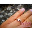 E14FB18 - GYÉMÁNT:  0.18 CT (=3.6mm Ø) Eljegyzési Gyűrű