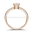 E17RB50 - GYÉMÁNT:  0.50 CT (4.5mm Ø) Eljegyzési Gyűrű